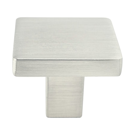 Berenson Contemporary Advantage One Brushed Nickel Square Knob 0949-1BPN-P
